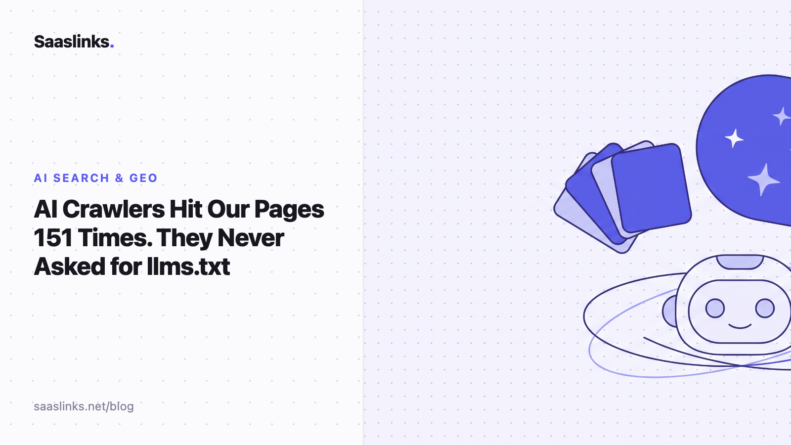 We Serve an llms.txt. AI Crawlers Hit Our Pages 151 Times in 14 Days and Never Once Asked for It