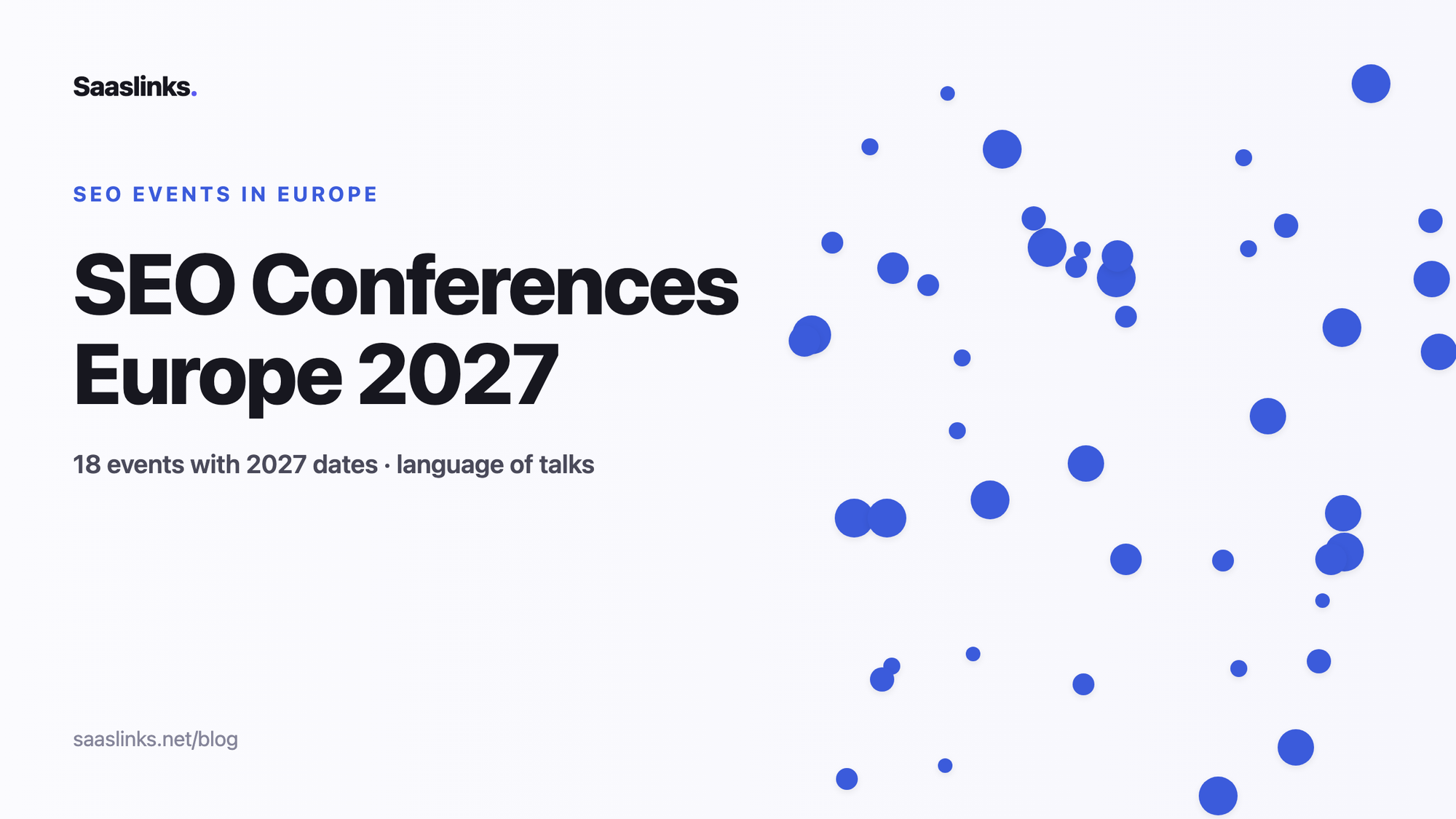 SEO Conferences Europe 2027: 18 Dated Events and Their Language