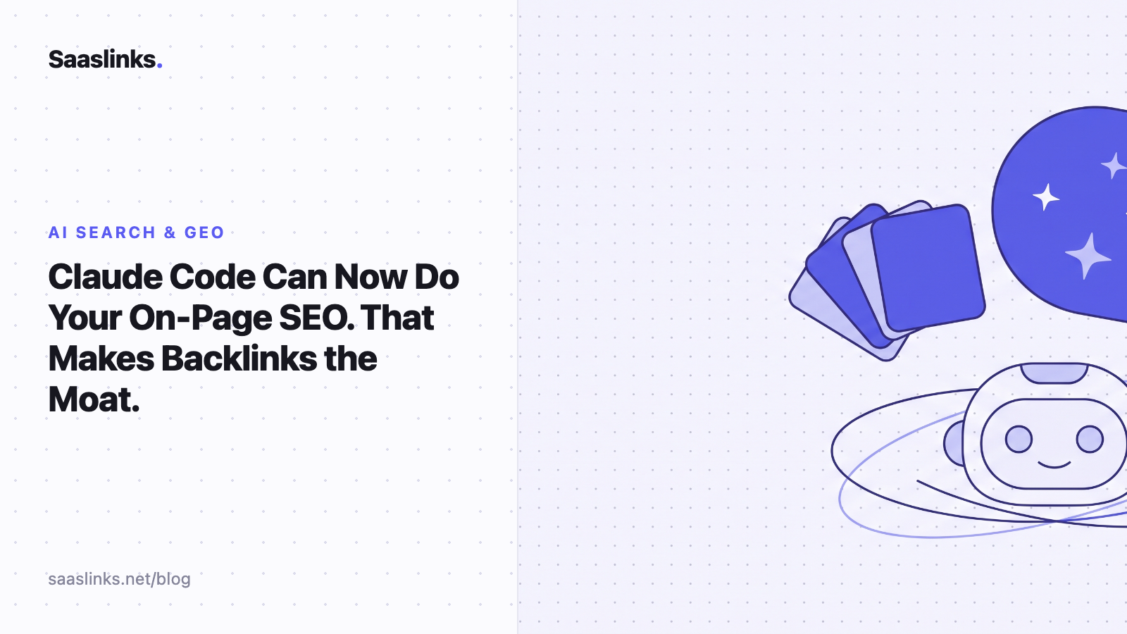 Claude Code Can Now Do Your On-Page SEO. That Makes Backlinks the Moat.