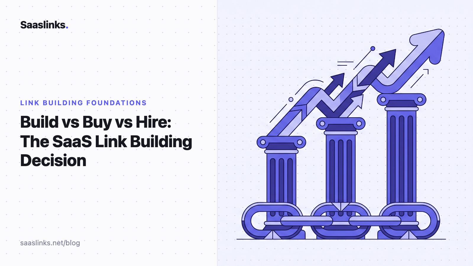 Build vs Buy vs Hire: The SaaS Link Building Decision