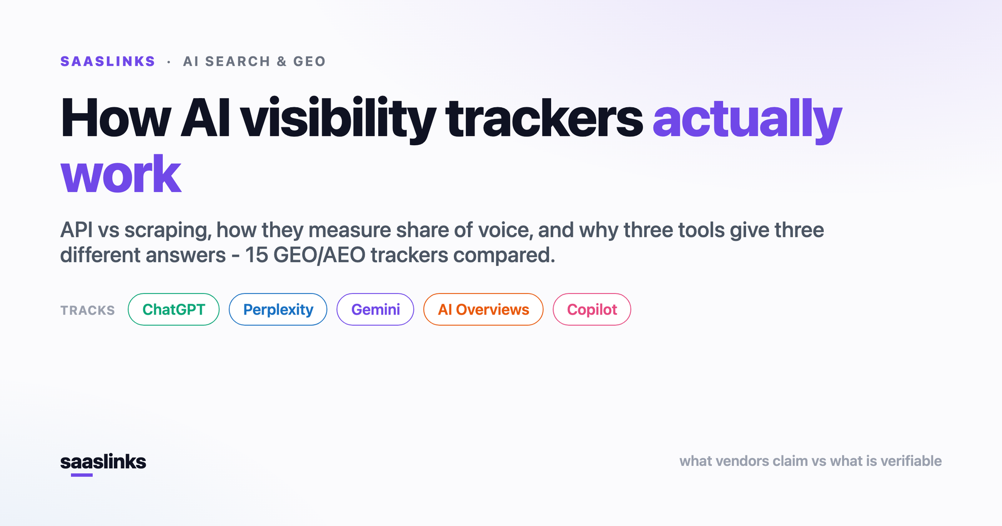 AI Visibility Tools: How GEO & AEO Trackers Actually Work (2026)