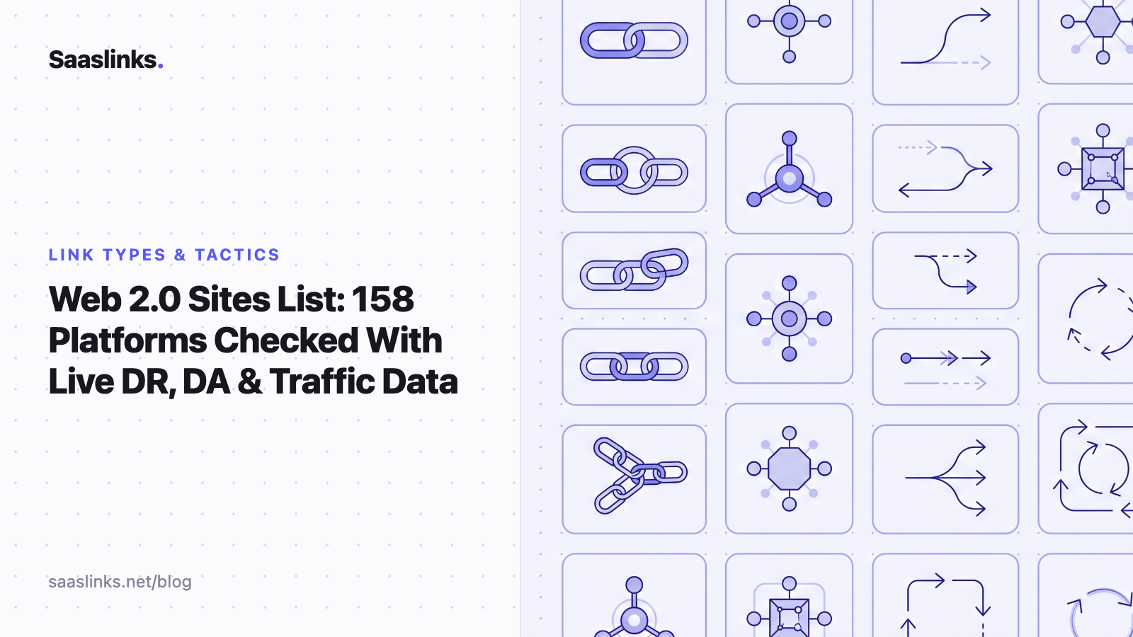 Web 2.0 Sites List: 158 Platforms Checked With Live DR, DA & Traffic Data