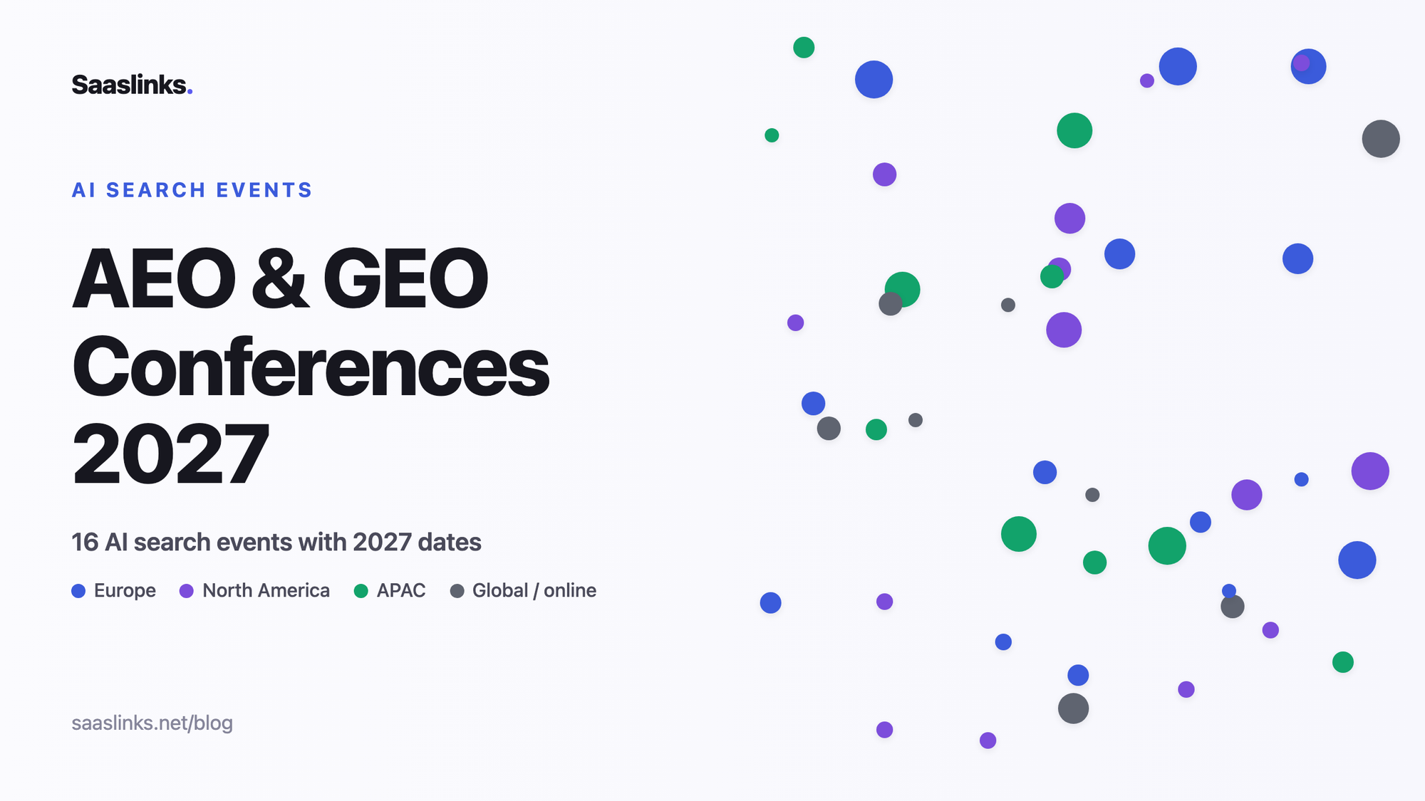 AEO Conferences 2027: Every AI Search and GEO Event With Dates